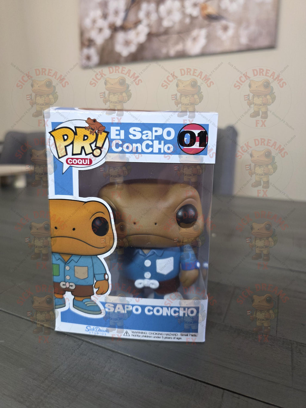 Sapo Concho La Residencia Puerto Rico Custom Funko POP! Collectible Figure | 4 Inch ABS Resin | Limited Edition Handmade Toy
