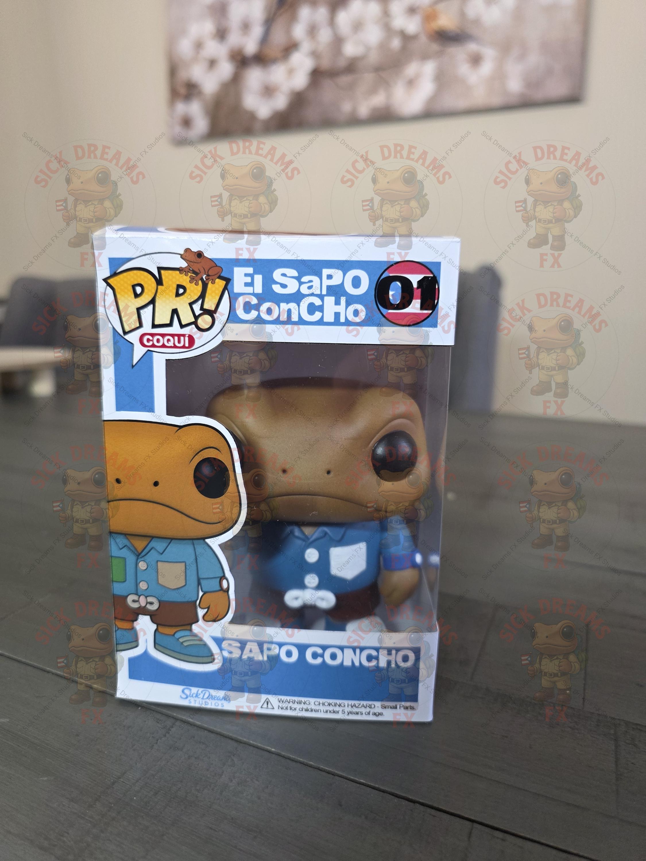 Sapo Concho La Residencia Puerto Rico Custom Funko POP! Collectible Figure | 4 Inch ABS Resin | Limited Edition Handmade Toy