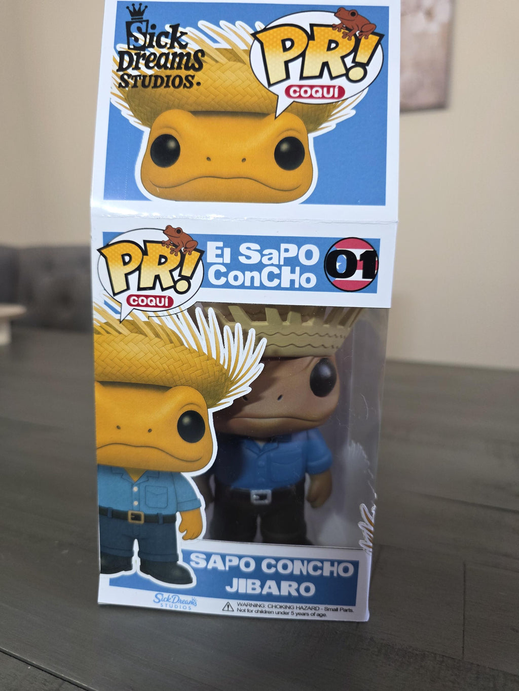 Sapo Concho Jibaro La Residencia Puerto Rico Custom Funko POP! Collectible Figure | 5 Inch ABS Resin | Limited Edition Handmade Toy