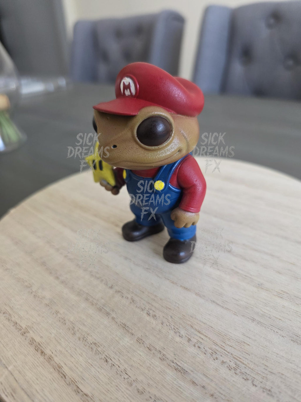 Coquí Mario Bros. Style | 3.25” Resin Puerto Rican Frog Figure | 3D Printed & Hand-Painted Collectible