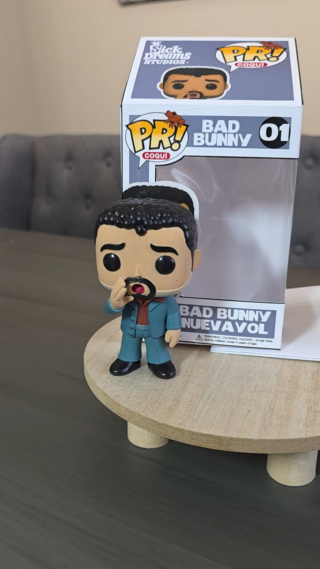 NUEVAYOL Puerto Rico Custom Funko POP! Collectible Figure | 5 Inch ABS Resin | Limited Edition Handmade Toy