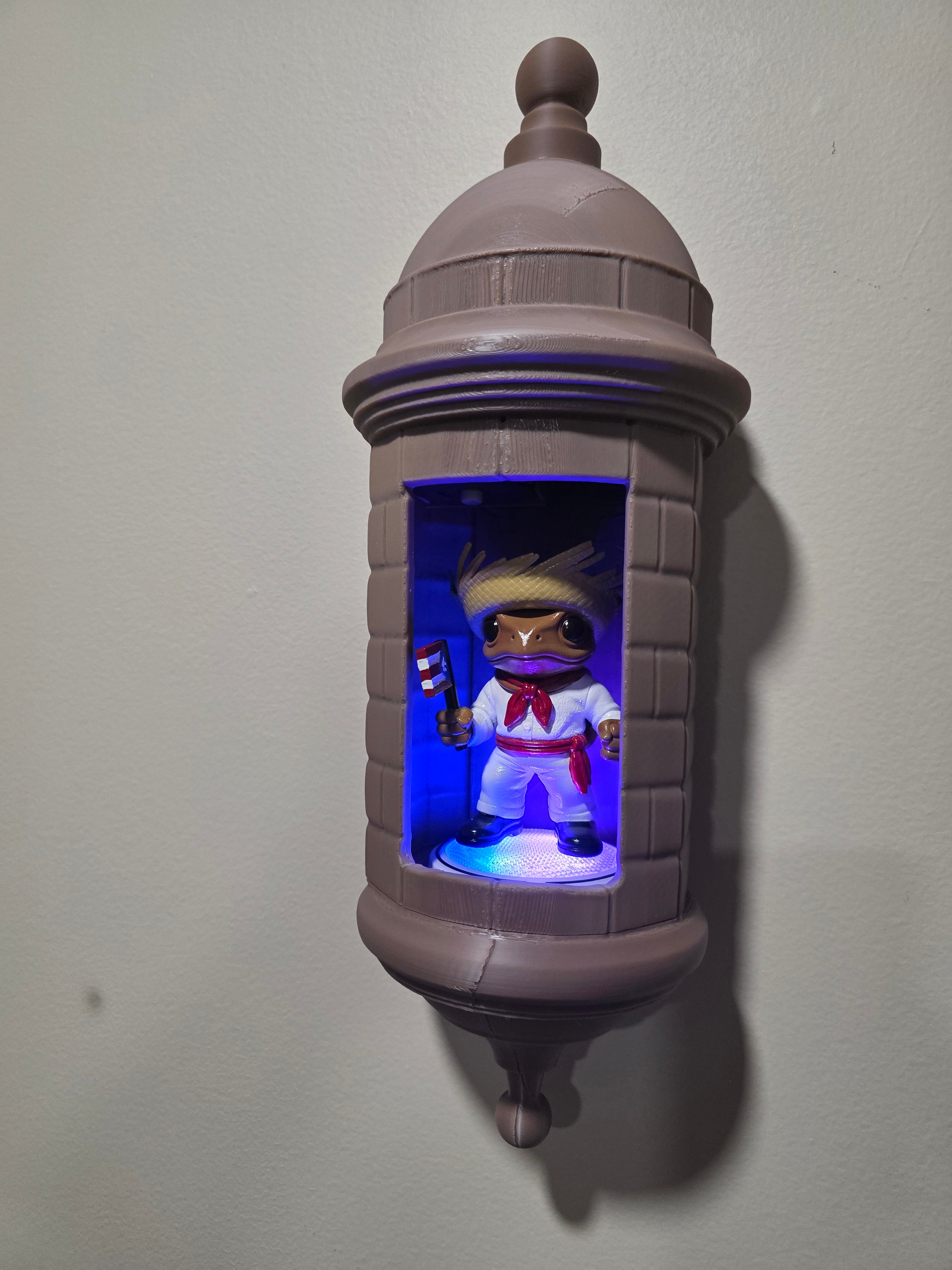 Garita El Morro Wall Lamp Con Sonido, Luz y Coquí Jibarito
