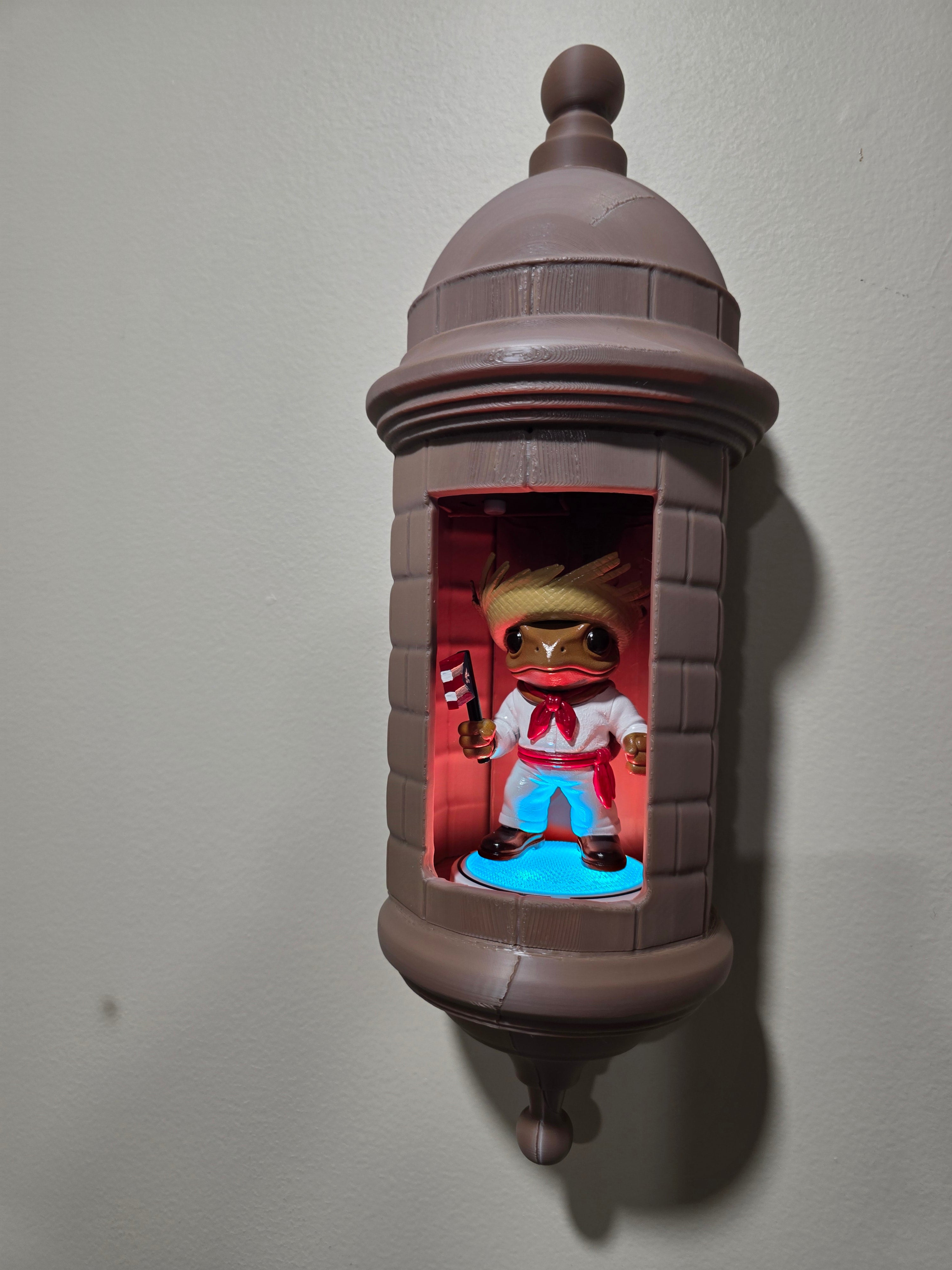 Garita El Morro Wall Lamp Con Sonido, Luz y Coquí Jibarito