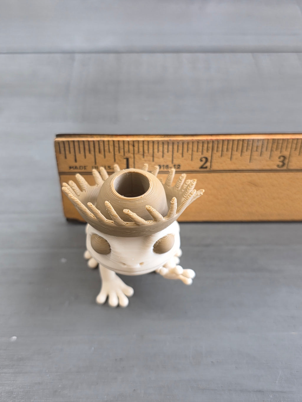 Puerto Rico Coquí with Brown Pava 3D Straw Topper (Smaller Straws)