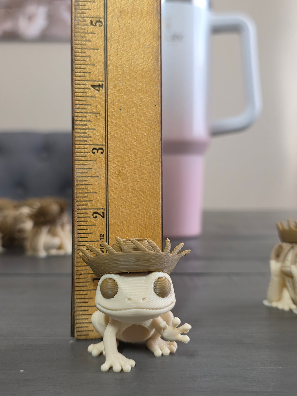 Puerto Rico Coquí with Brown Pava 3D Straw Topper (Smaller Straws)