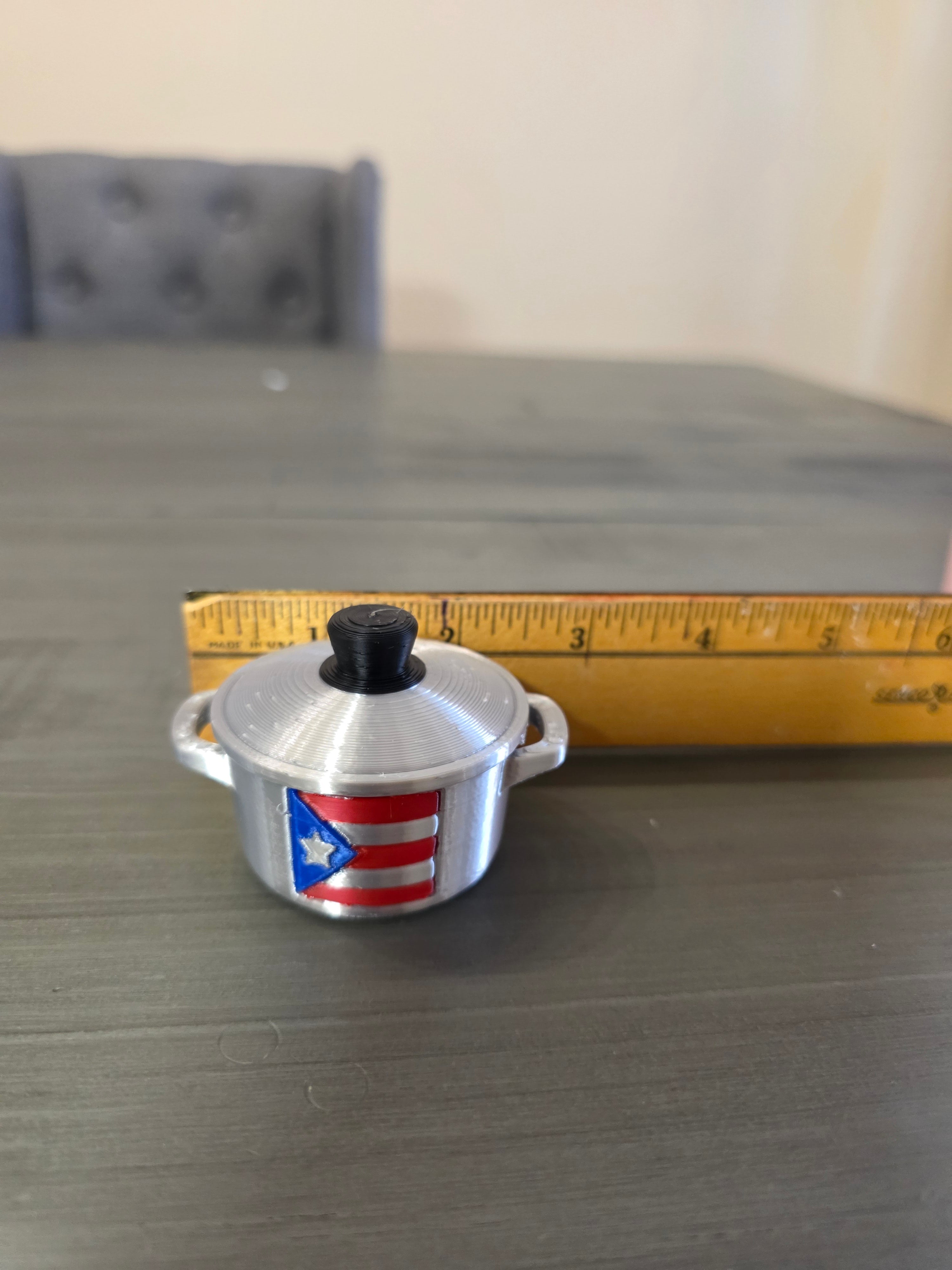 Puerto Rico Caldero 3D Straw Toppers