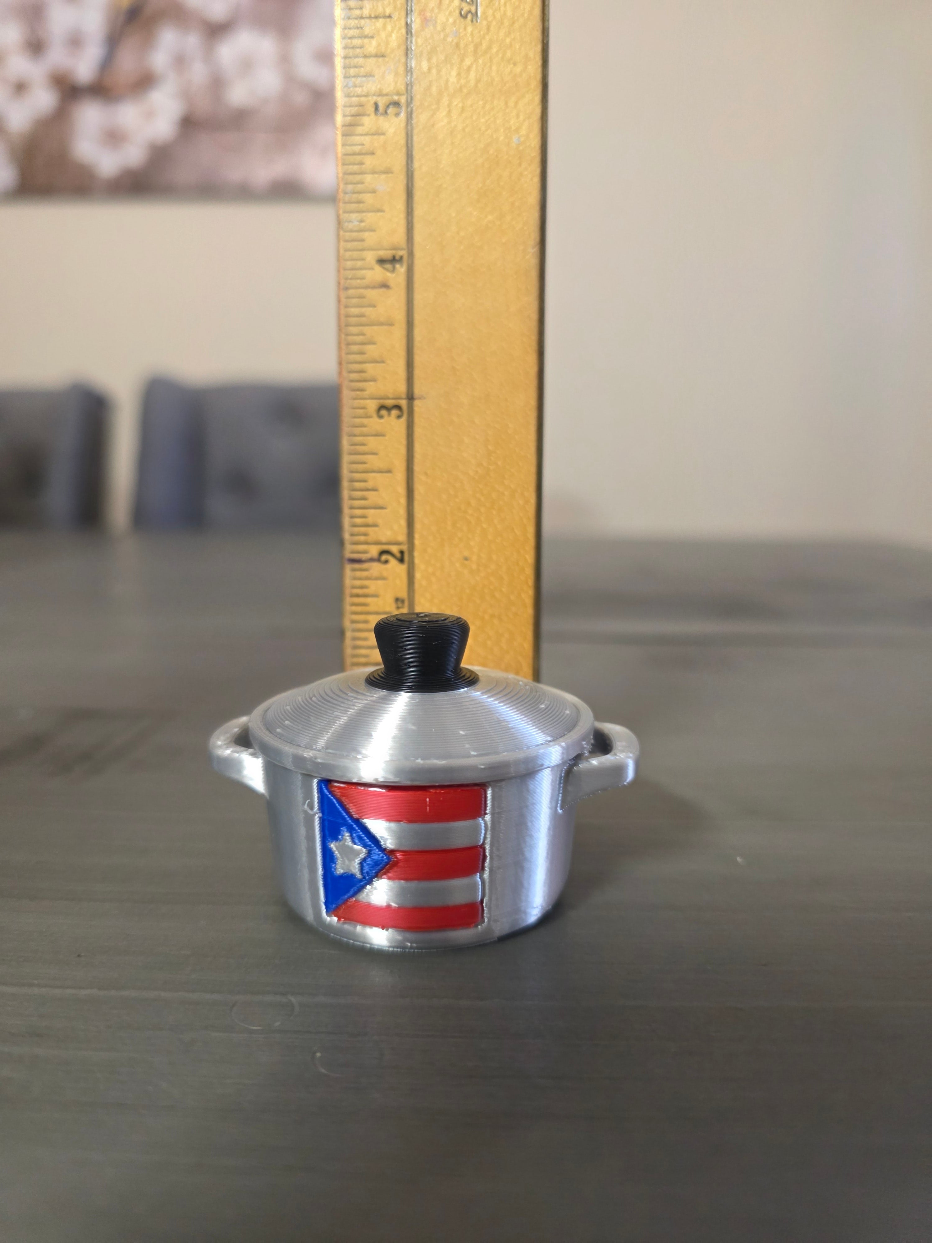 Puerto Rico Caldero 3D Straw Toppers