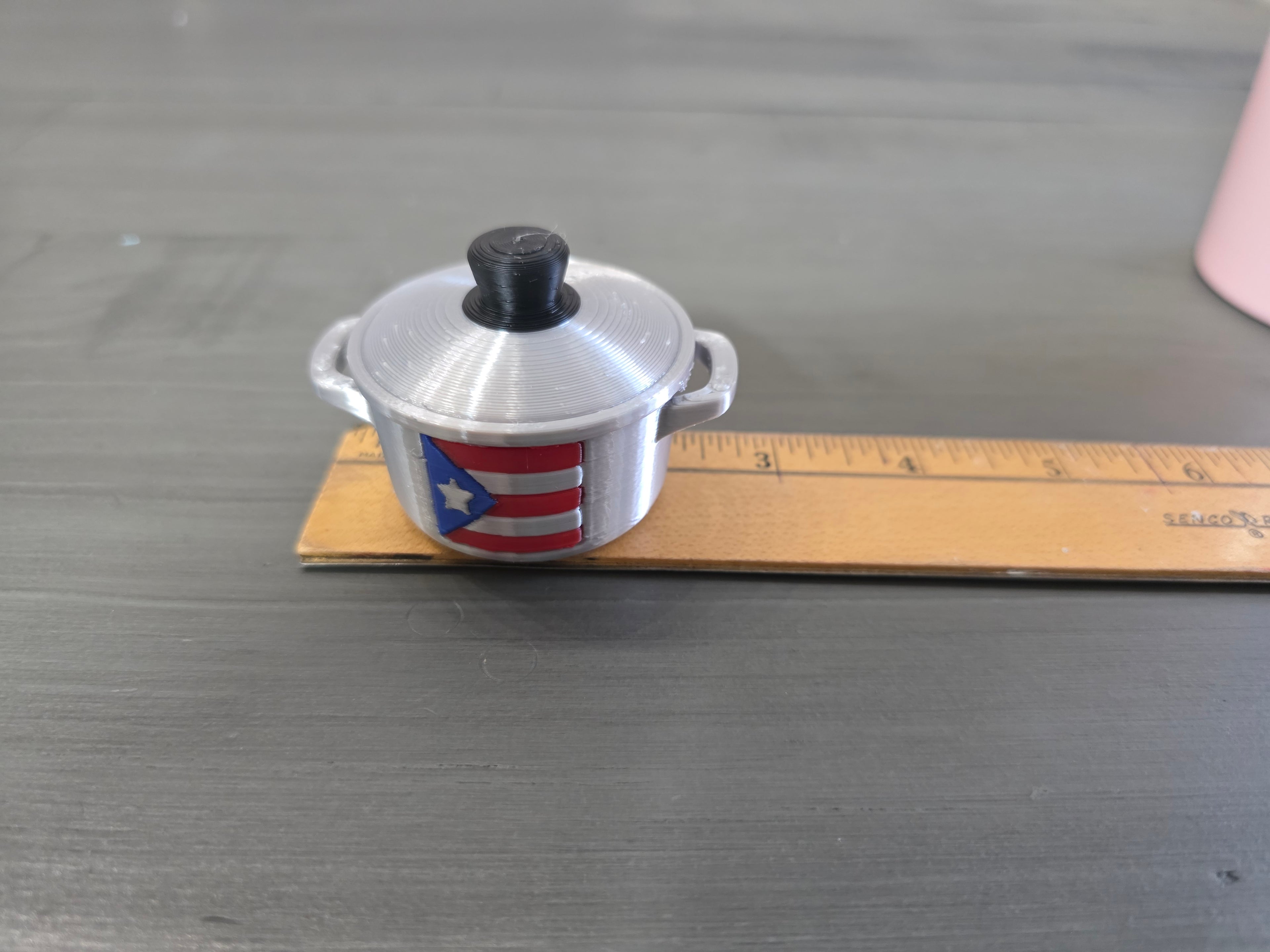 Puerto Rico Caldero 3D Straw Toppers