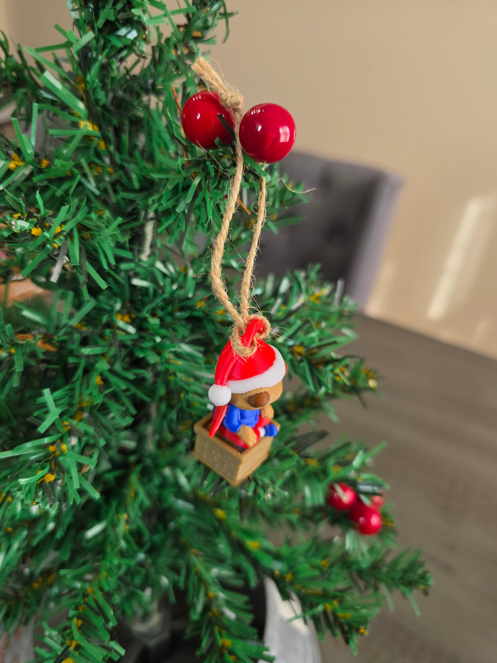 Puerto Rico Sapo Concho DTMF on a Chimney 3D Ornament