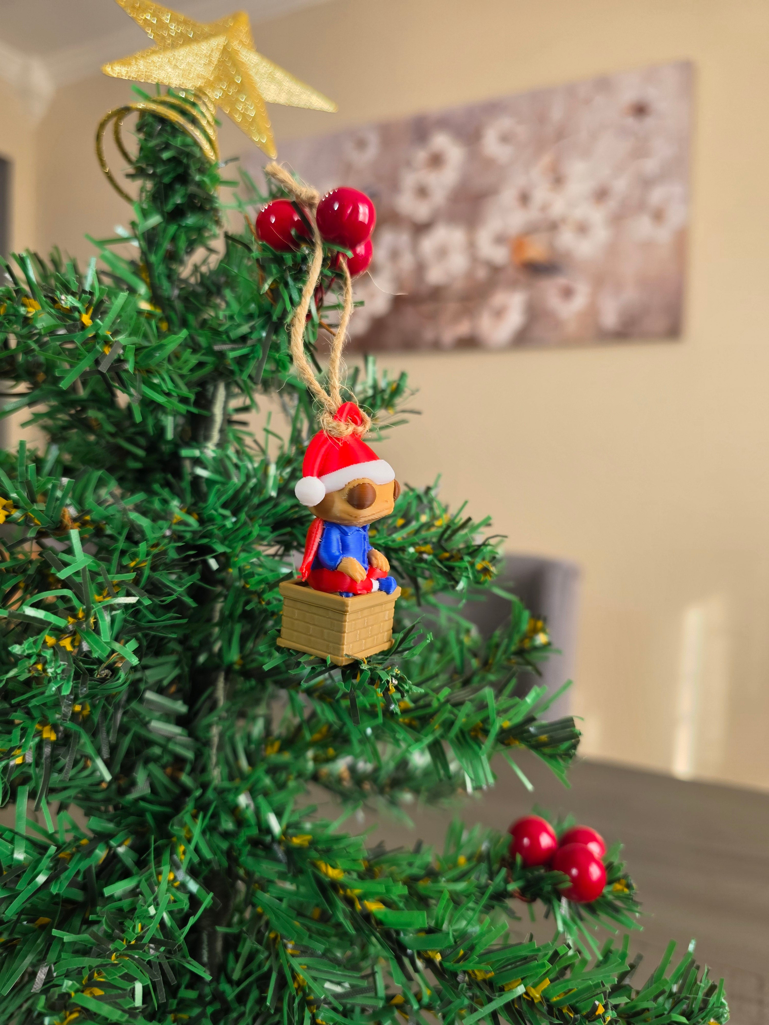 Puerto Rico Sapo Concho DTMF on a Chimney 3D Ornament