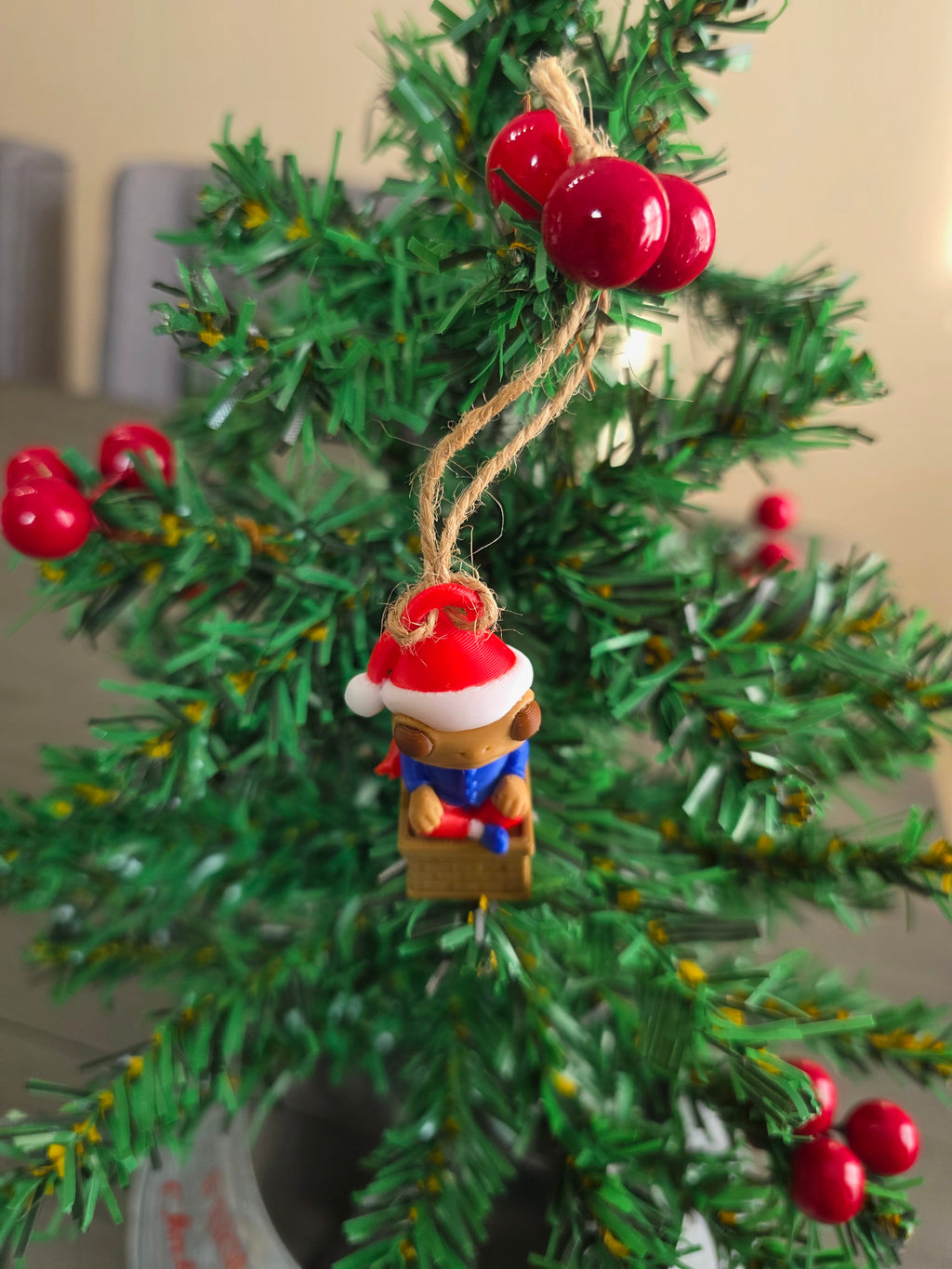 Puerto Rico Sapo Concho DTMF on a Chimney 3D Ornament