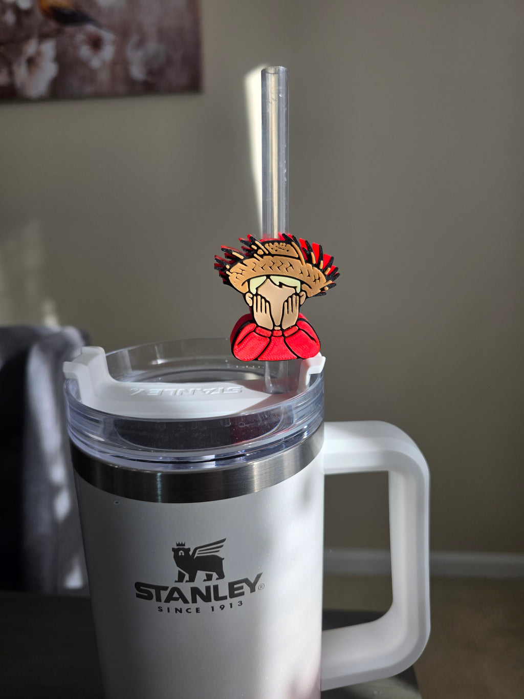 Puerto Rico Kevin with Pava 3D Straw Topper