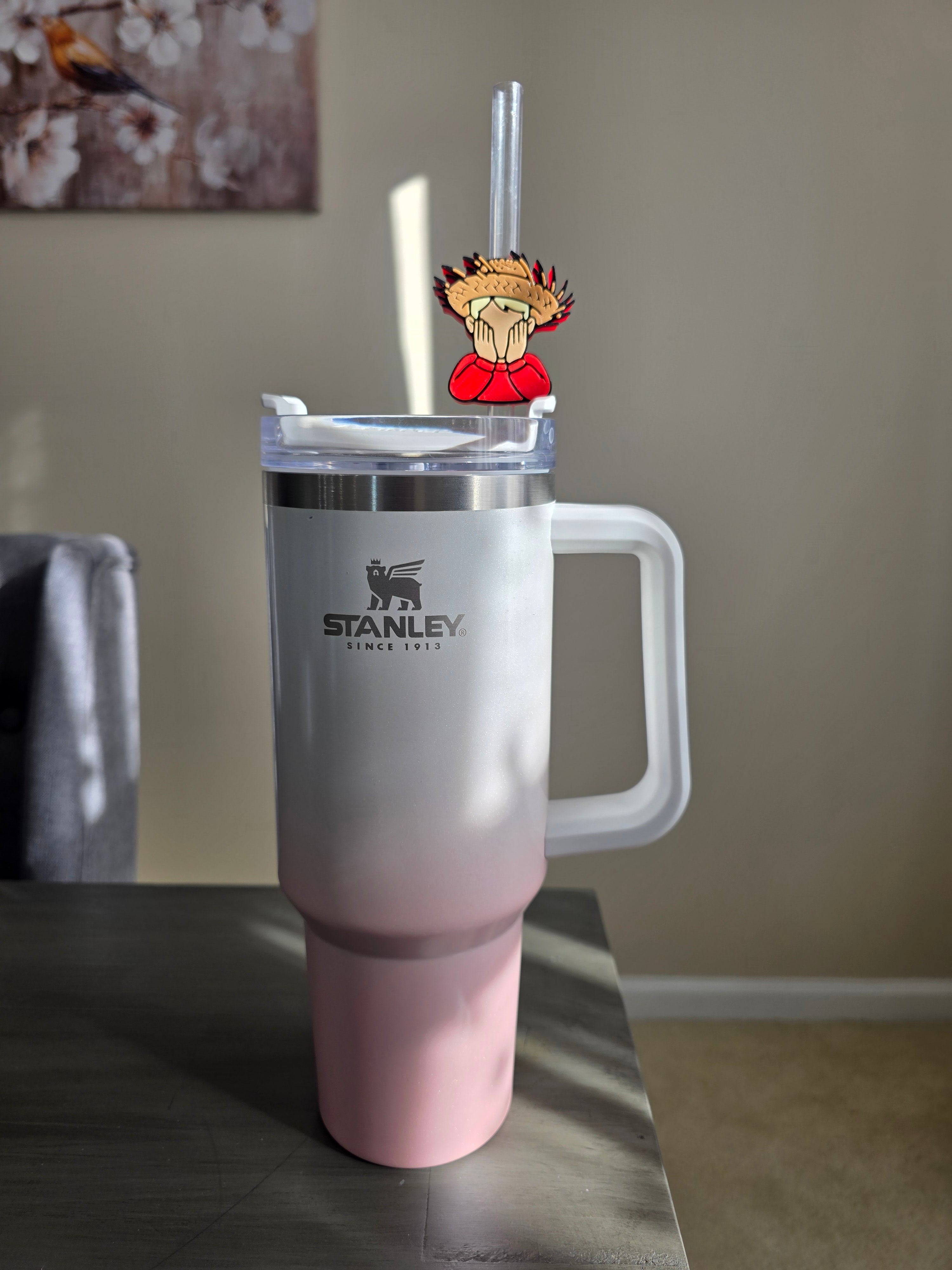 Puerto Rico Kevin with Pava 3D Straw Topper