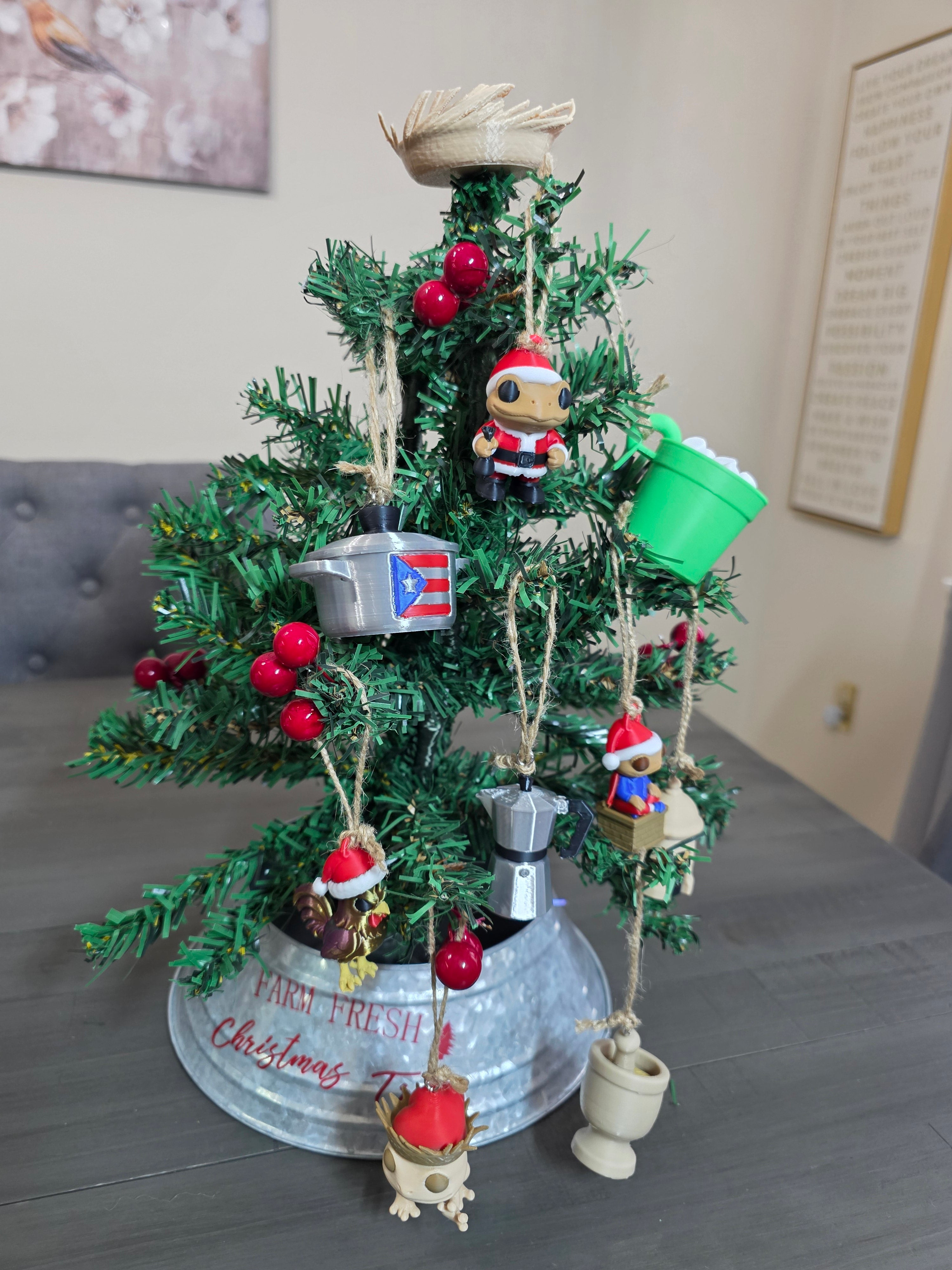 Puerto Rico Ornament 10 Pack