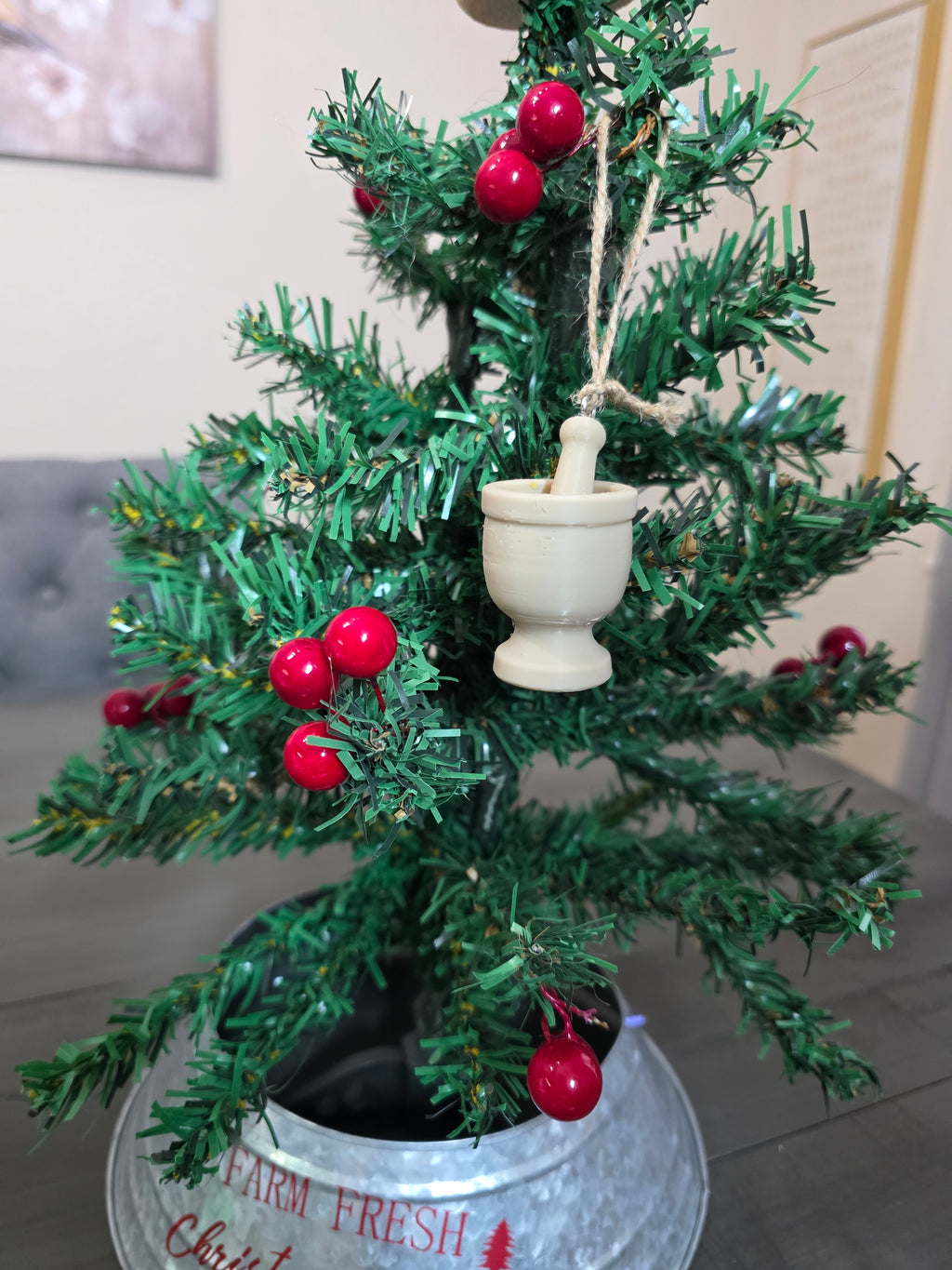 Puerto Rico Pilon 3D Ornament