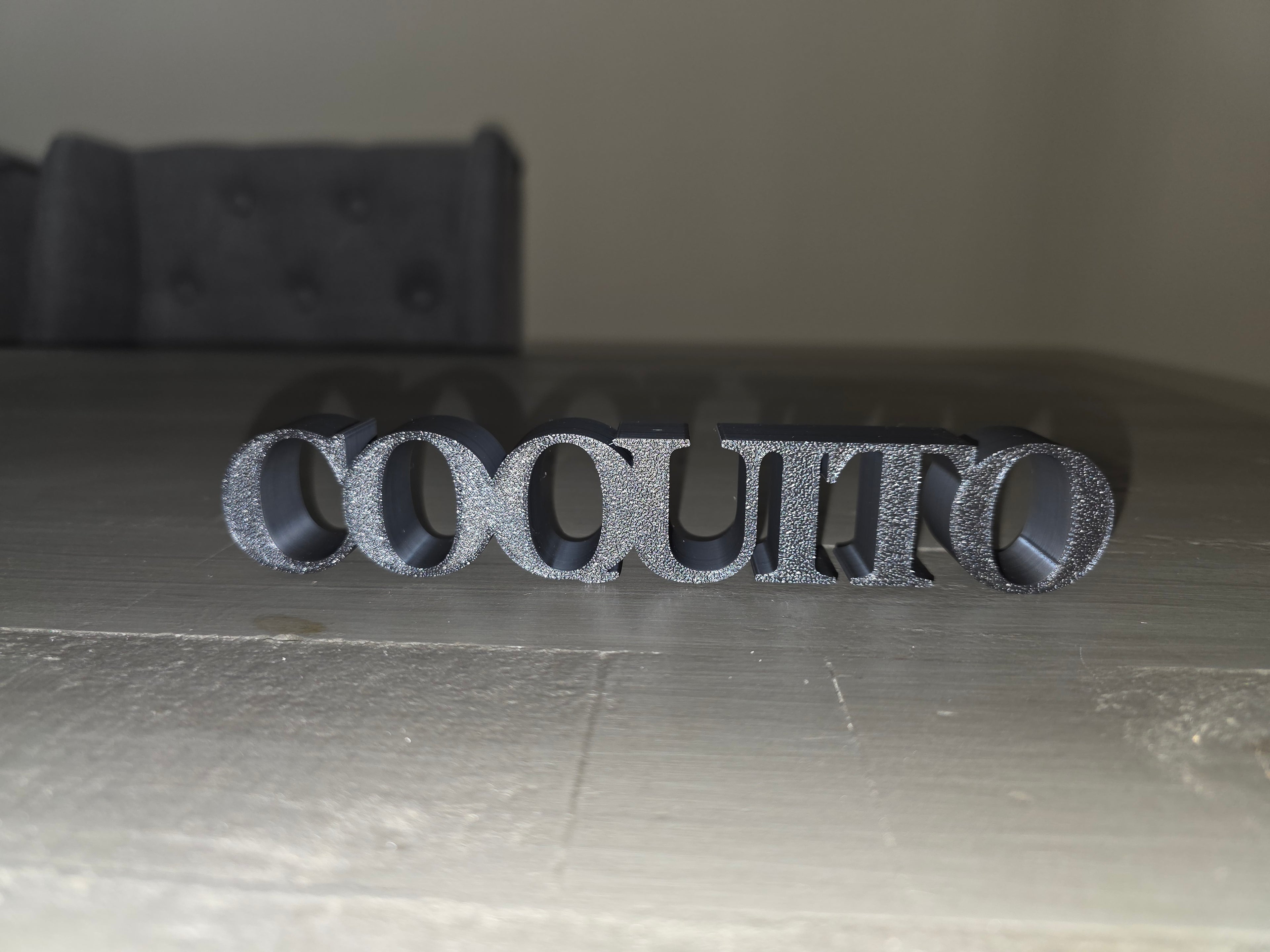 Custom Text 3D Tabletop Sign