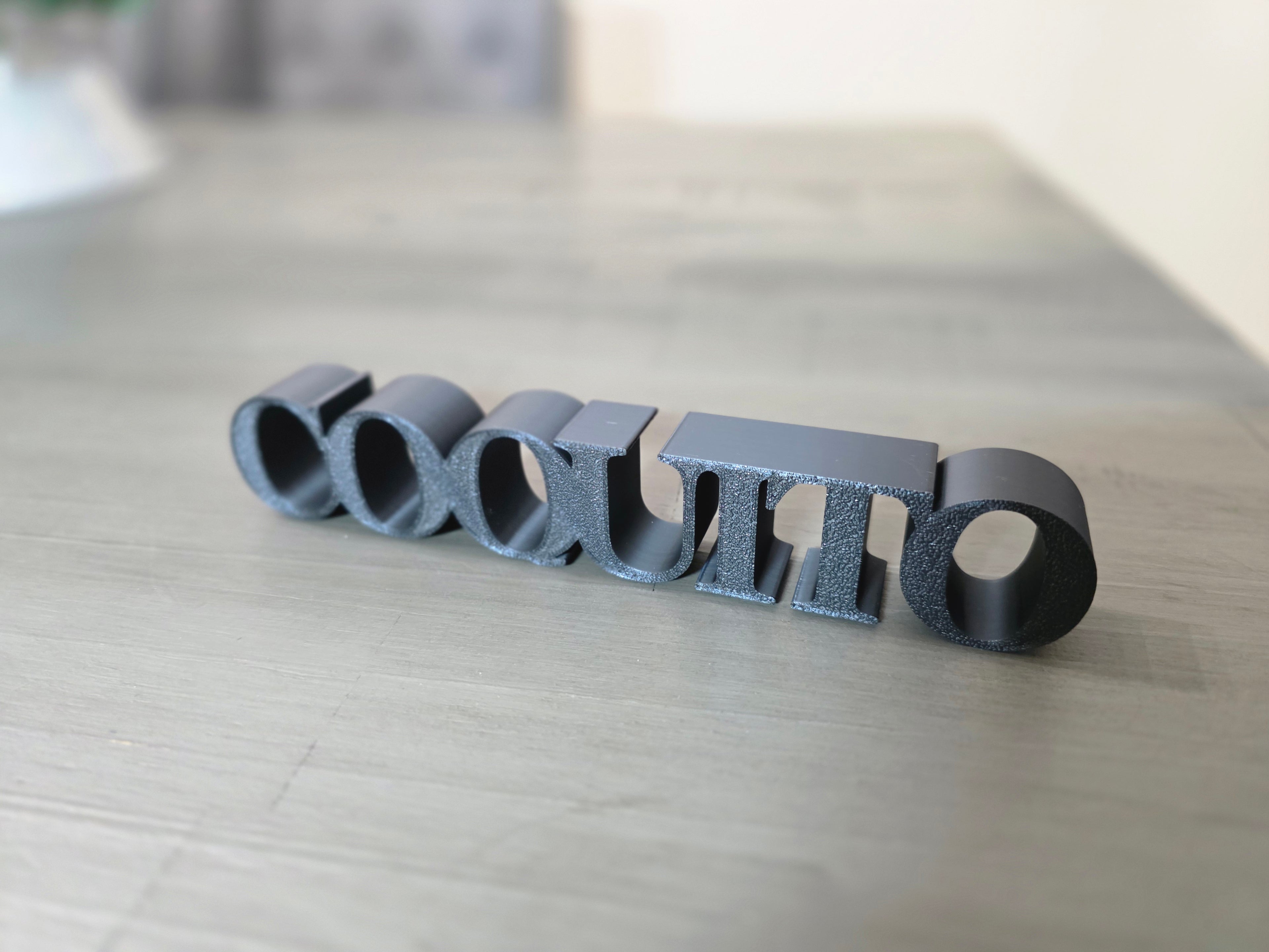 Custom Text 3D Tabletop Sign