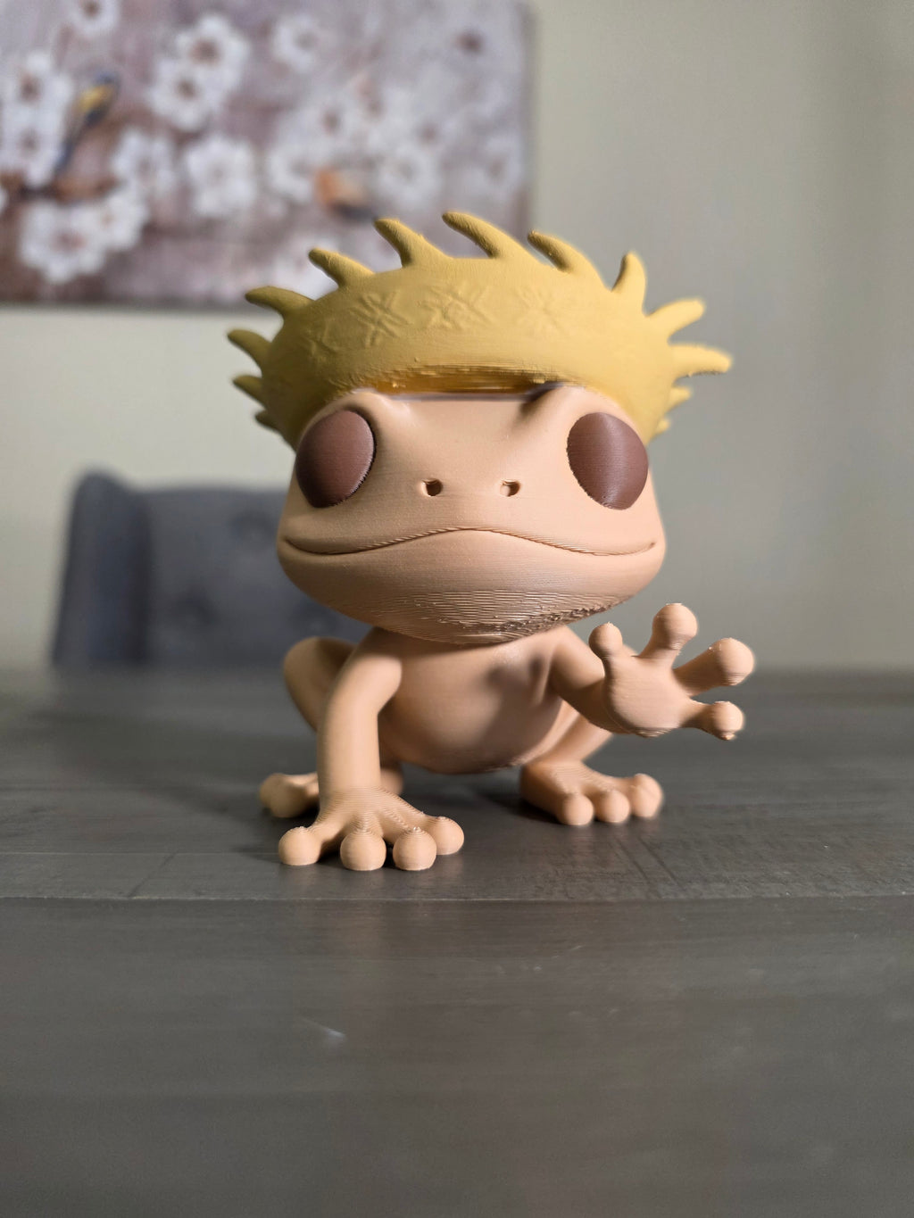 Puerto Rico Coquí with Pava 4" Desk Buddy | Coquí Home Decor Accessory | Boricua Pride Gift, Puerto Rican Office Accessory
