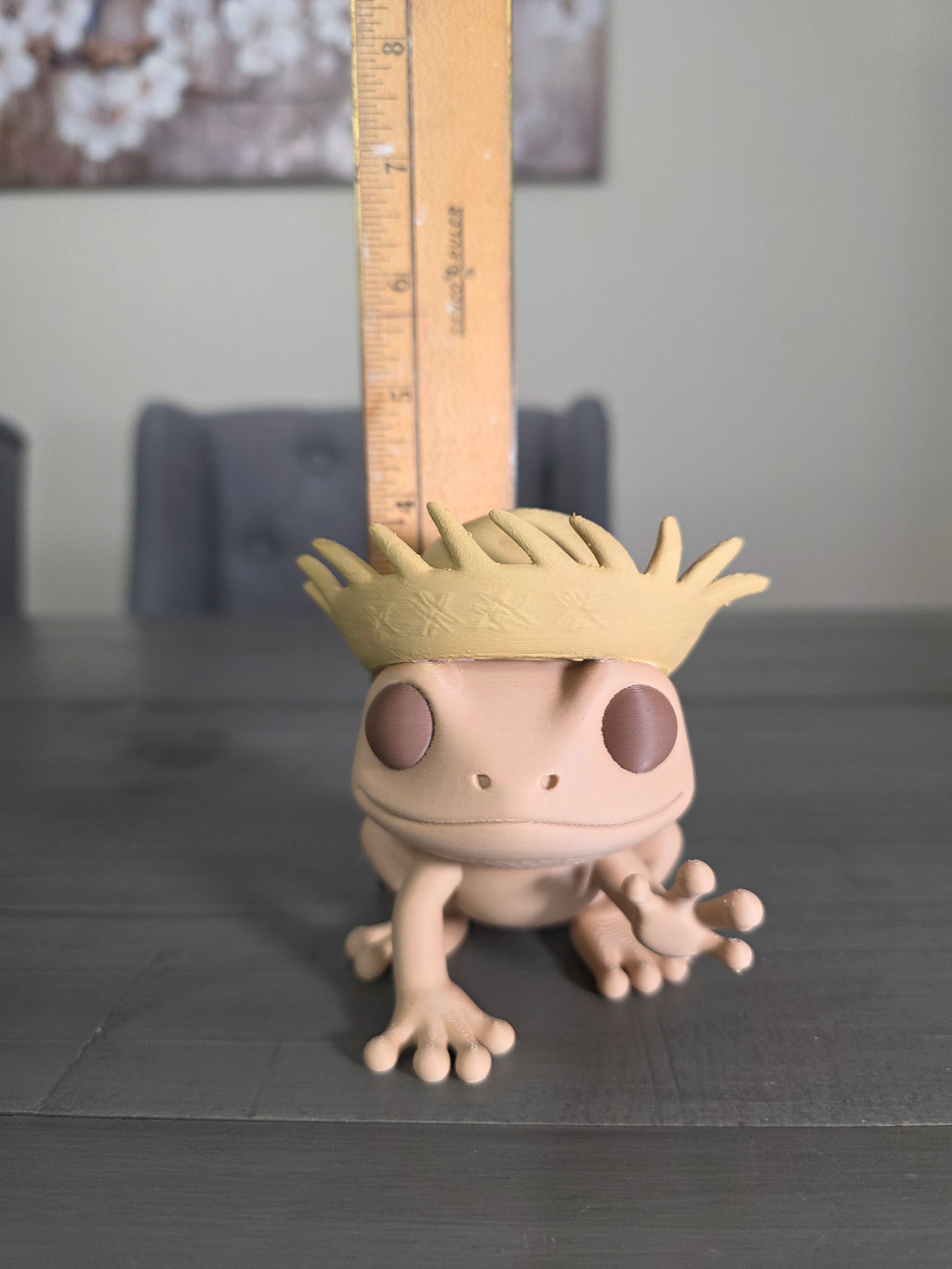 Puerto Rico Coquí with Pava 4" Desk Buddy | Coquí Home Decor Accessory | Boricua Pride Gift, Puerto Rican Office Accessory