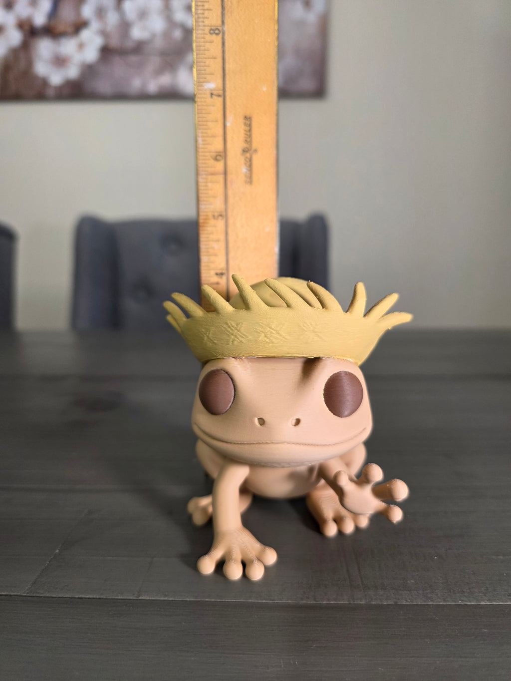 Puerto Rico Coquí with Pava 4" Desk Buddy | Coquí Home Decor Accessory | Boricua Pride Gift, Puerto Rican Office Accessory