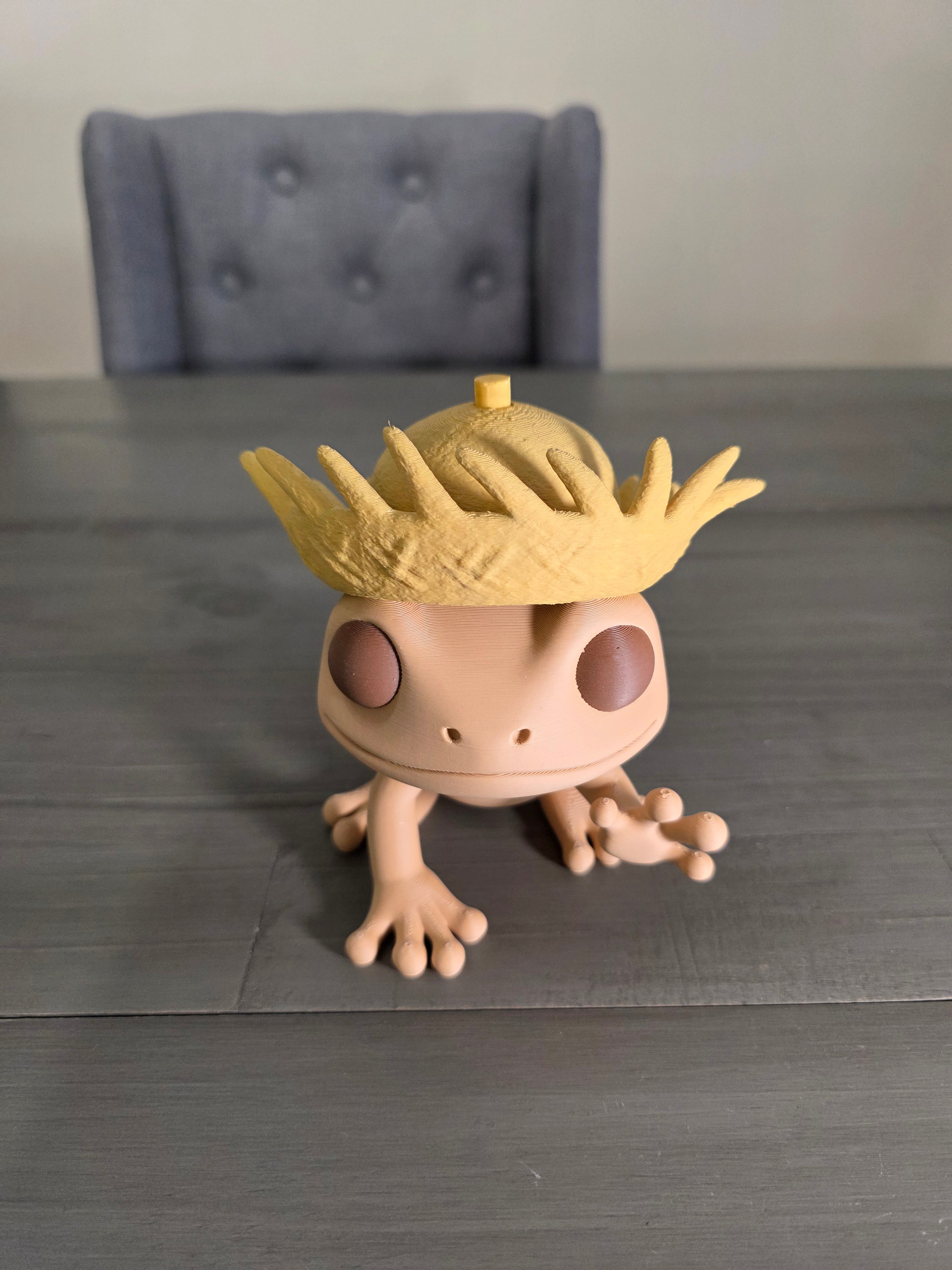 Puerto Rico Coquí with Pava 5" With Sound Desk Buddy | Coquí Home Decor Accessory | Boricua Pride Gift, Puerto Rican Office Accessory