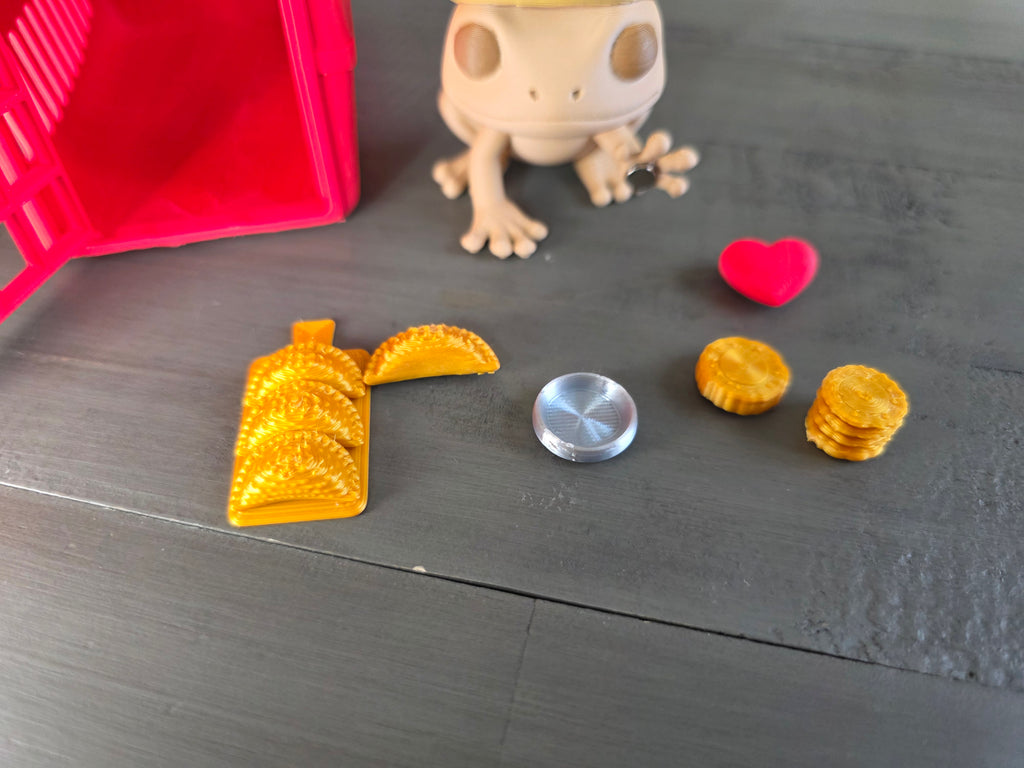 My Pet Coquí Playset | 3D Printed Puerto Rico Coquí Toy with Carrier & Accessories | Handmade PLA Collectible
