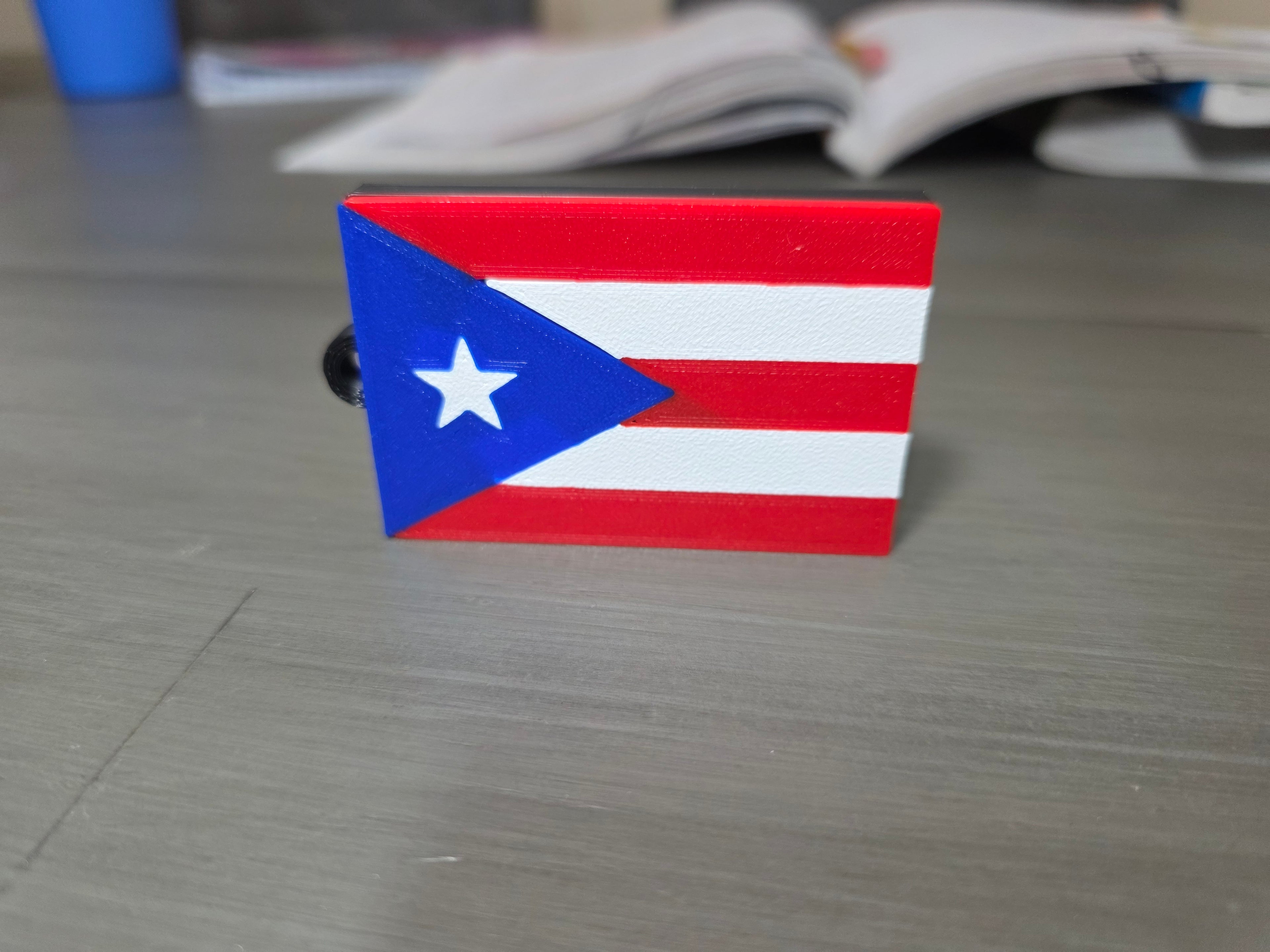 Puerto Rico Can Tab Opener Keychain | 3D Printed Drink Opener | Boricua Flag, Baseball, Coquí & Coffee Lady Styles