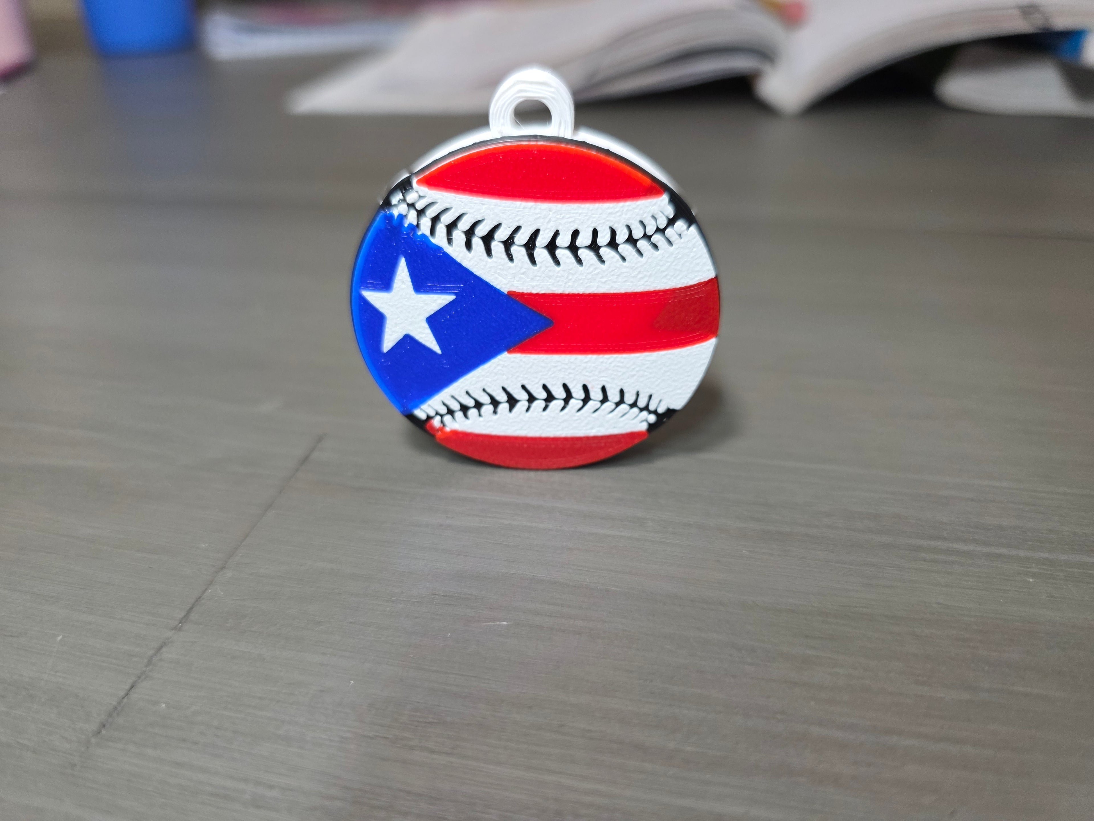 Puerto Rico Can Tab Opener Keychain | 3D Printed Drink Opener | Boricua Flag, Baseball, Coquí & Coffee Lady Styles