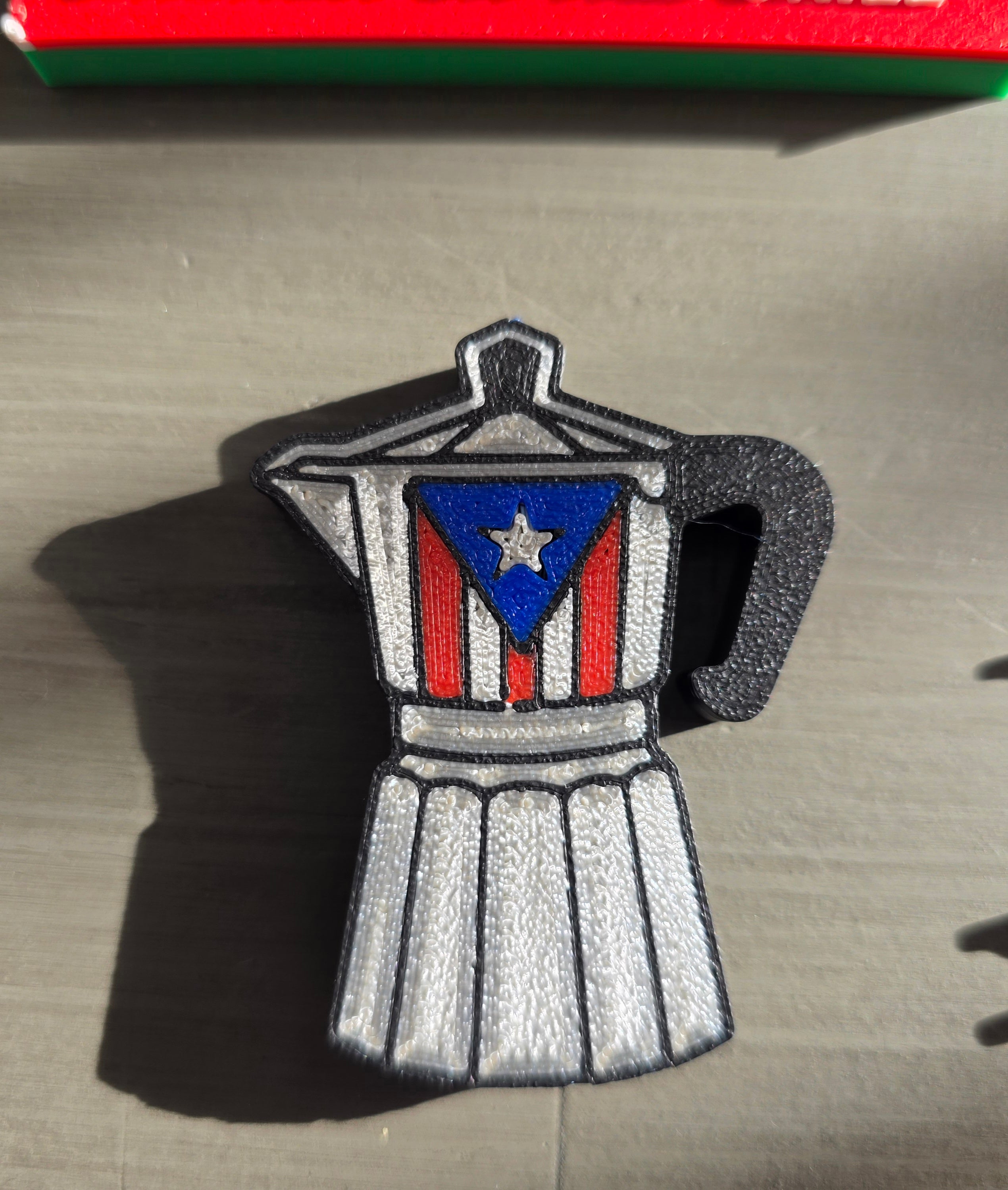 Puerto Rico Can Tab Opener Keychain | 3D Printed Drink Opener | Boricua Flag, Baseball, Coquí & Coffee Lady Styles