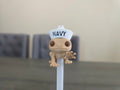 Coquí del Navy Straw Charm | 3D Printed PLA | Puerto Rico Frog Straw Topper | Military Inspired Cup Accessory