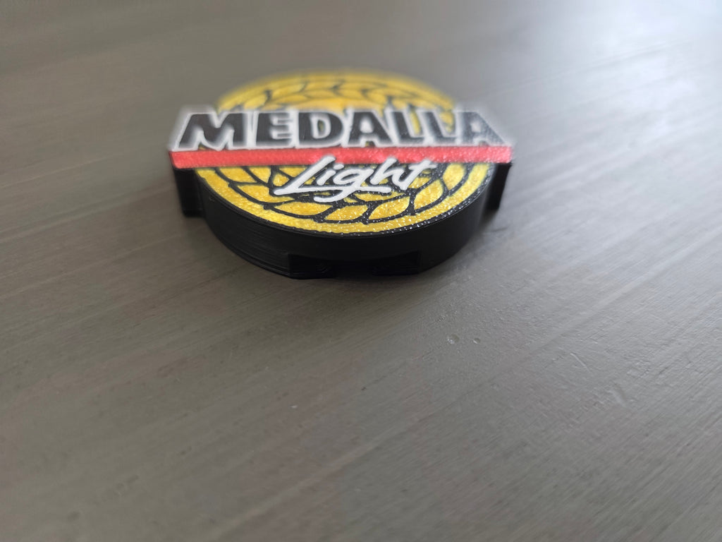 Puerto Rico Medalla Can Tab Opener Keychain | 3D Printed Drink Opener |