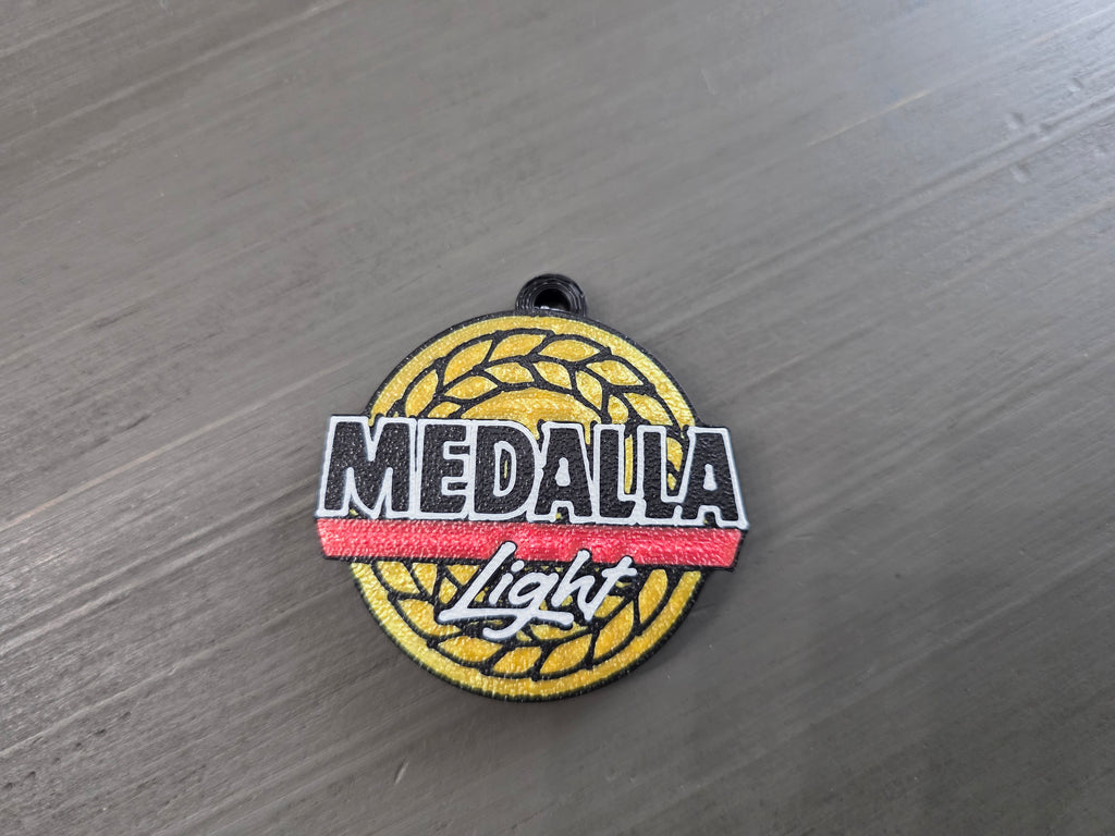Puerto Rico Medalla Can Tab Opener Keychain | 3D Printed Drink Opener |