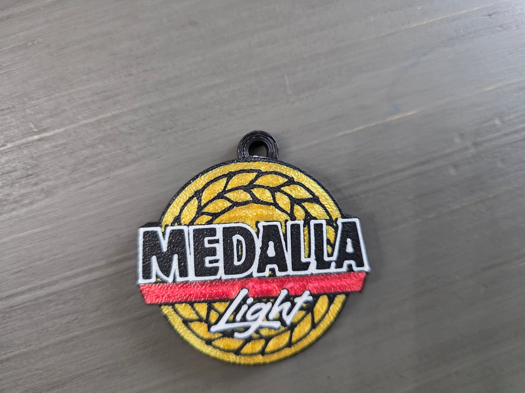 Puerto Rico Medalla Can Tab Opener Keychain | 3D Printed Drink Opener |