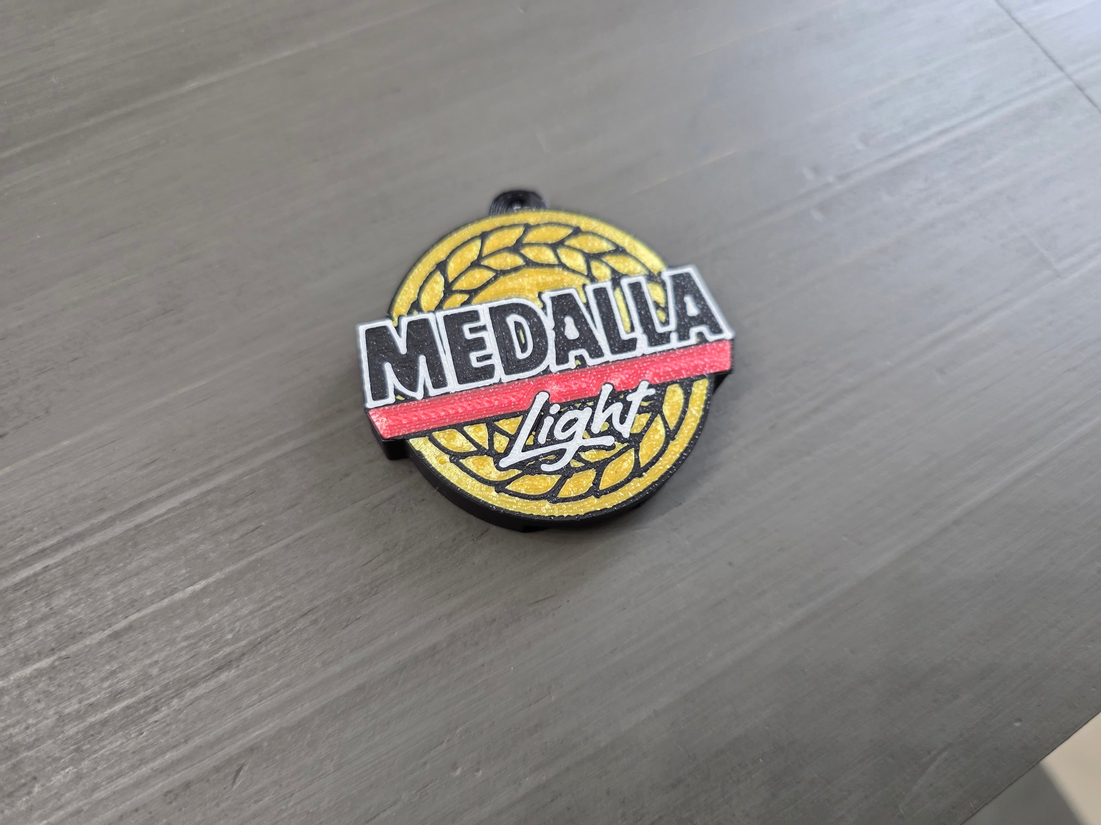 Puerto Rico Medalla Can Tab Opener Keychain | 3D Printed Drink Opener |