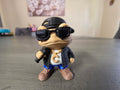 Puerto Rico Chubby Coquí Reggaeton Figure | 1.75" 3D Printed PLA Collectible | Boricua Frog Decor | Desk Buddy | 1.75” 2.5” 4” Sizes