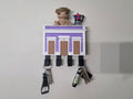 Puerto Rico San Juan Casita Key Holder | 3D Printed PLA Wall Key Rack | Old San Juan Inspired Home Decor | Entryway Organizer | Boricua Casa