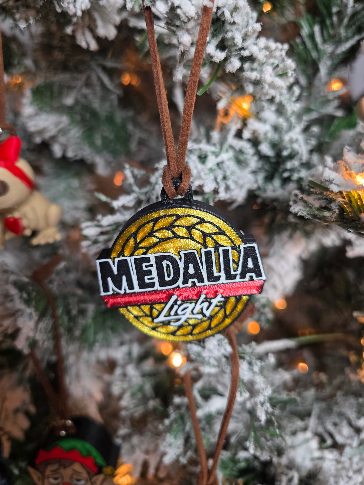 Puerto Rico Christmas Ornament, Boricua Holiday Ornament, Puerto Rican Food & Culture Decor, 3D Printed PR Gift (1 per pack)
