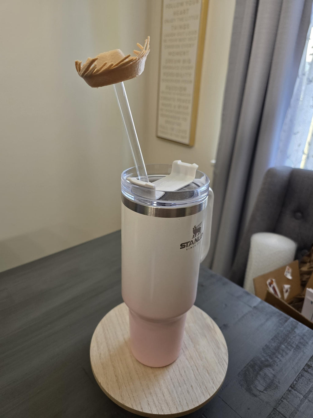 Puerto Rico Pava 3D Straw Topper