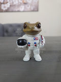 Puerto Rican Coquí Astronaut With PR Flag Figurine | Honoring NASA Astronaut Joseph M. Acaba | 3D Printed Collectible | Boricua Space