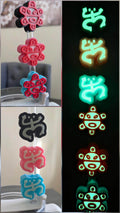 Puerto Rico Taíno Coquí & Taino Sun 3D Straw Toppers