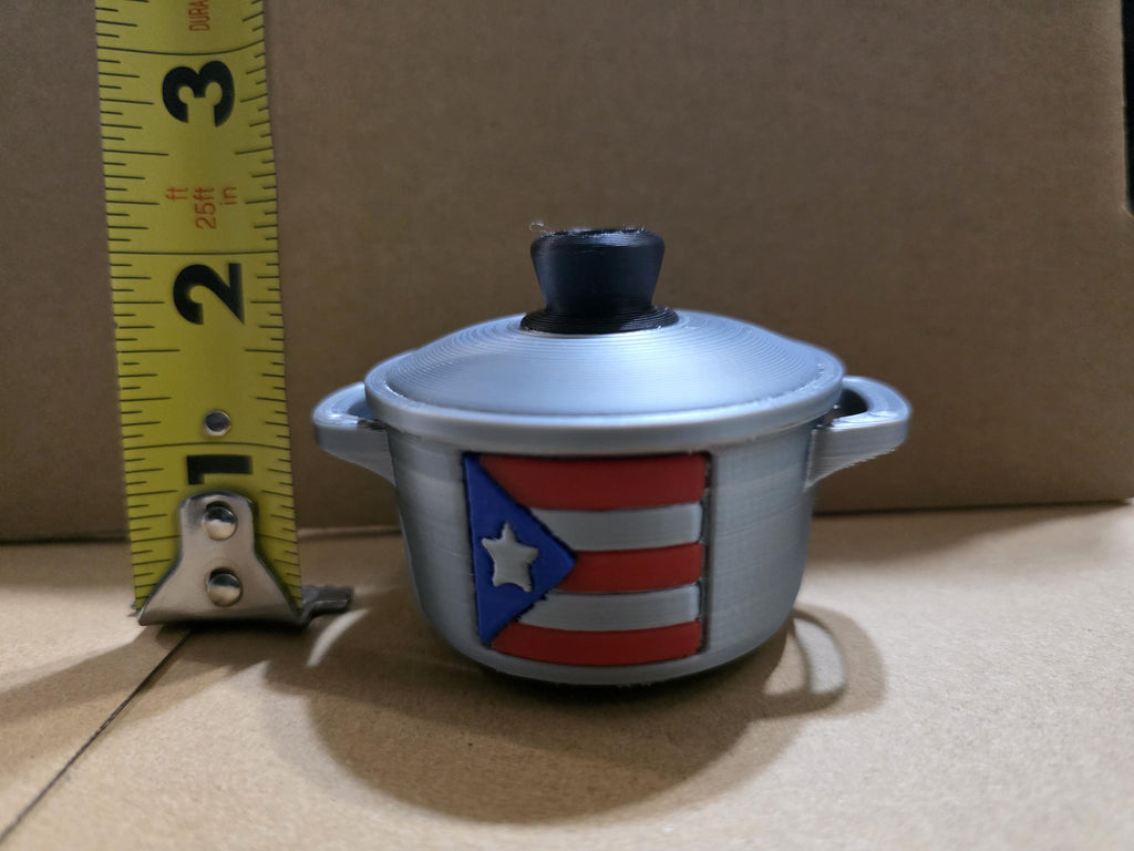 Puerto Rico Caldero 3D Straw Toppers