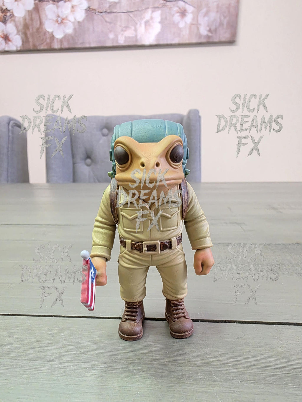 Bad Bunny Inspired Sapo Concho 3D Printed Resin Frog Action Figure | Boricua Gift | Urban Art Toy Gift | Puerto Rico Coqui Frog Collectible