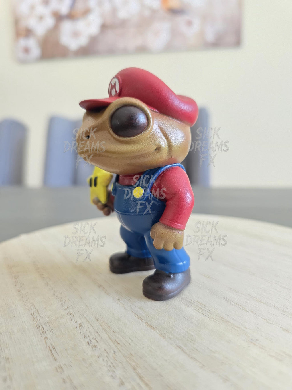 Coquí Mario Bros. Style | 3.25” Resin Puerto Rican Frog Figure | 3D Printed & Hand-Painted Collectible