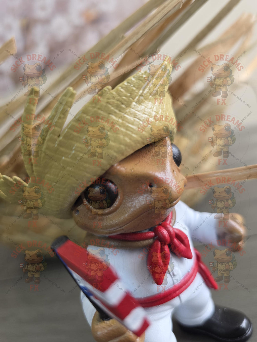 Coquí Jibarito Figurine | 3.25” ABS Resin | Puerto Rico Collectible with Traditional Pava | Authentic Jibarito From Puerto Rico Bad Bunny PR
