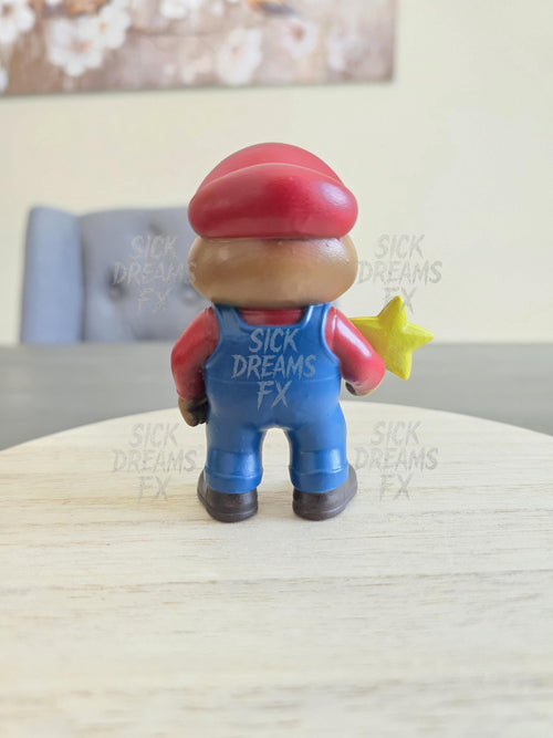 Coquí Mario Bros. Style | 3.25” Resin Puerto Rican Frog Figure | 3D Printed & Hand-Painted Collectible