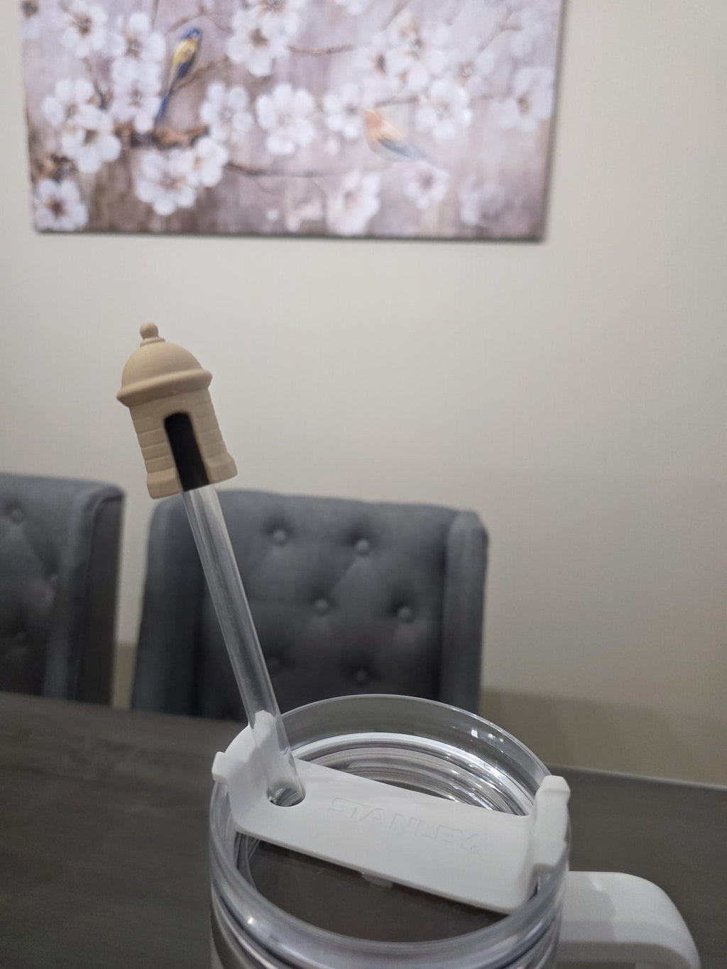 Puerto Rico Garita El Morro Straw 3D Topper
