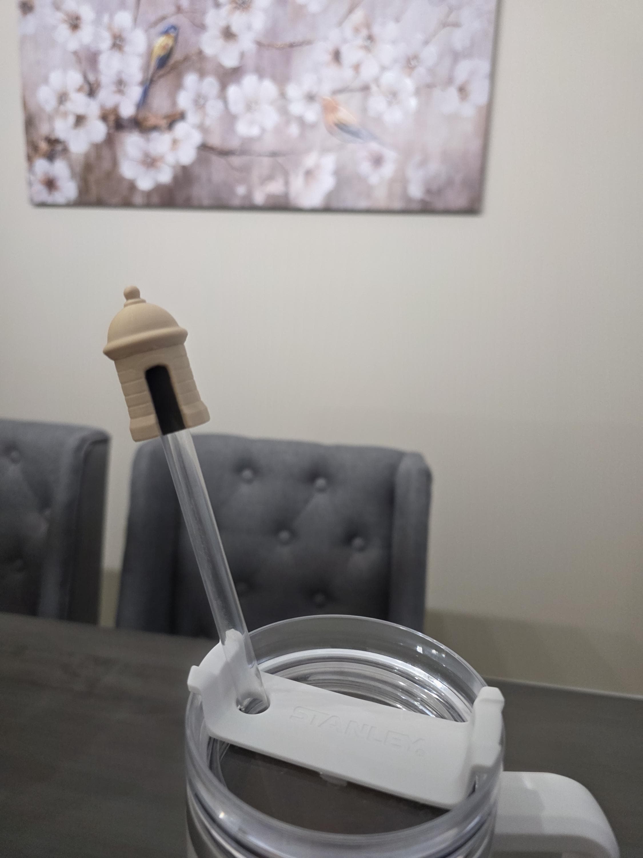 Puerto Rico Garita El Morro Straw 3D Topper
