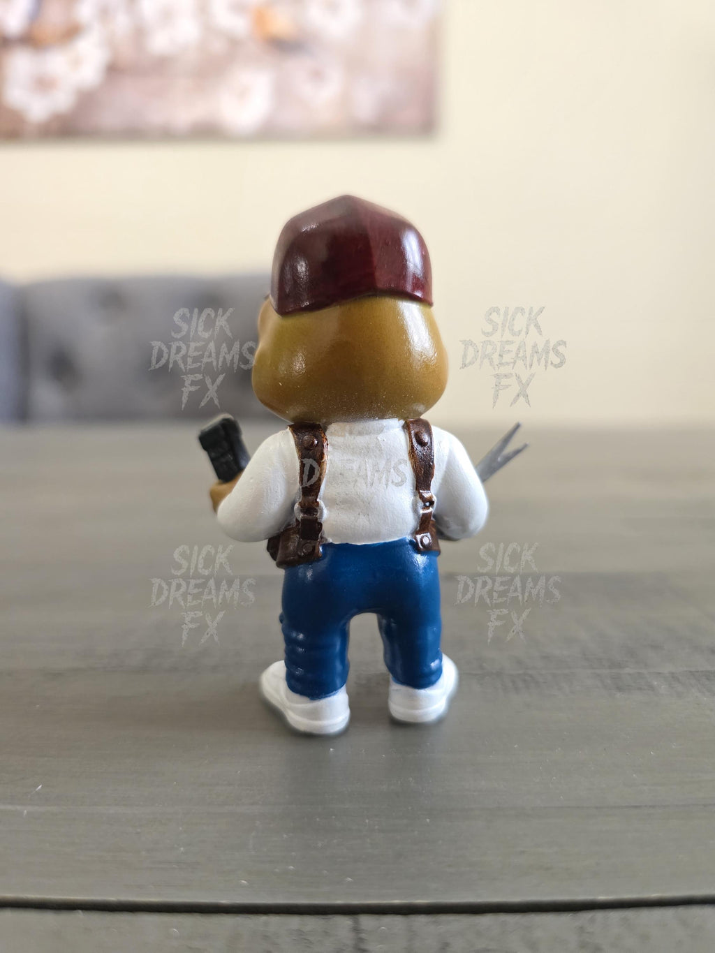 Coquí Barbero | 3” Puerto Rican Barber Figurine | ABS Resin Collectible | Handmade Boricua Craft