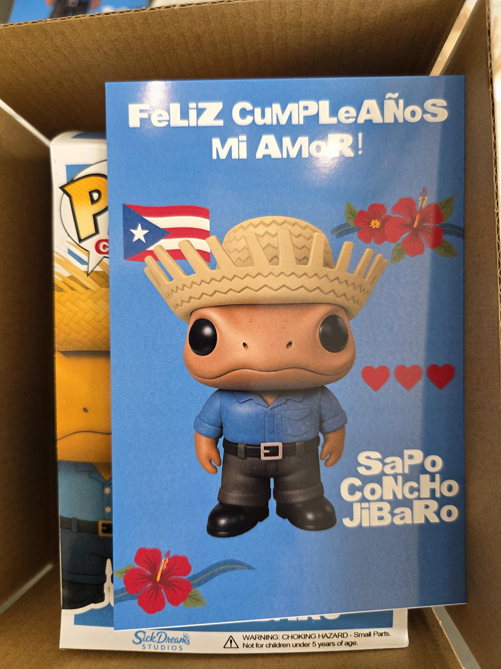 Sapo Concho Jibaro La Residencia Puerto Rico Custom Funko POP! Collectible Figure | 5 Inch ABS Resin | Limited Edition Handmade Toy