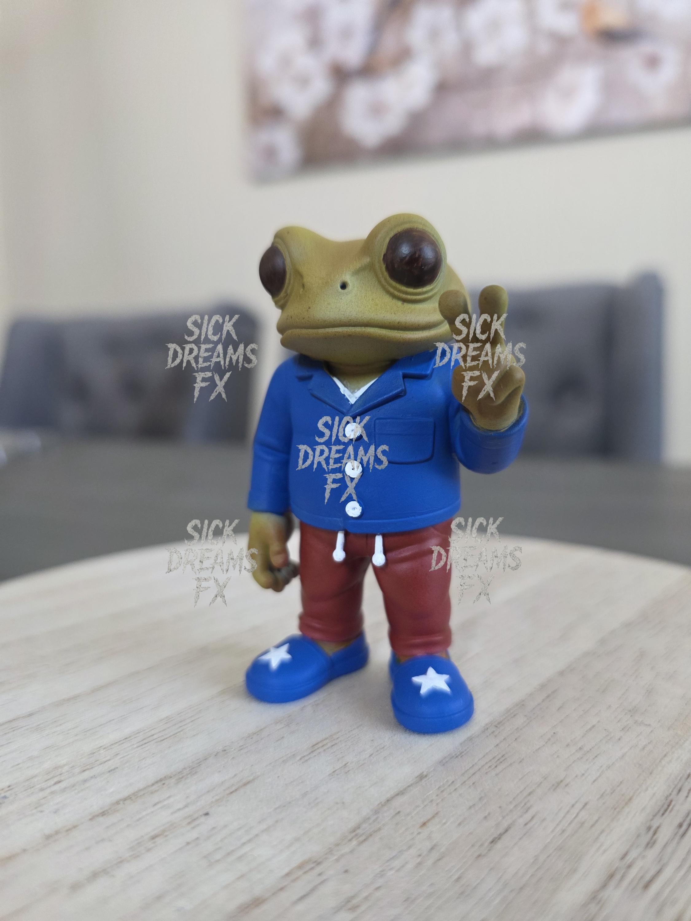 Viral Sapo Concho Coquí Hand-Painted | 3” Puerto Rico Resin Figurine | Bad Bunny-Inspired Collectible | Sapo Concho Figurine